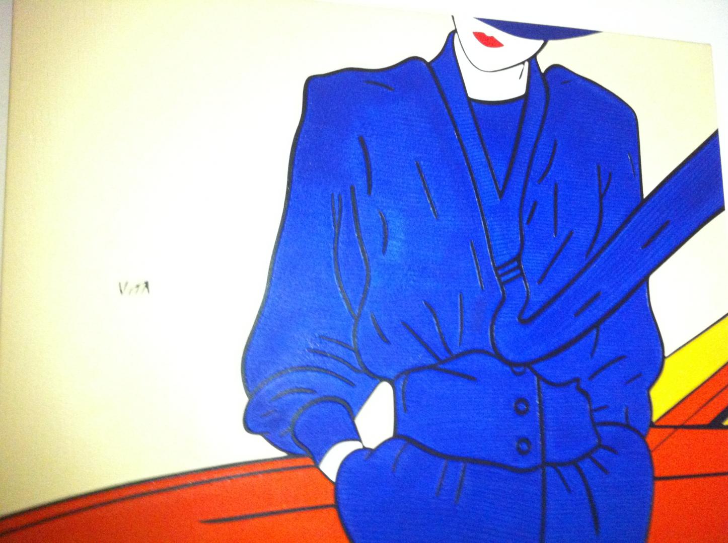 Woman 1 - schilderij van Vita | Dick Vittali