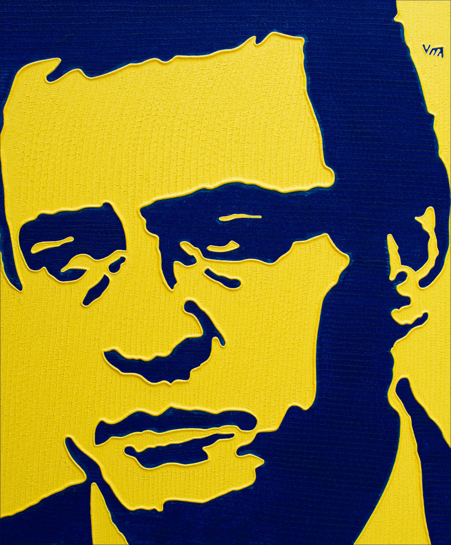 Johnny Cash - Painting by Vita
